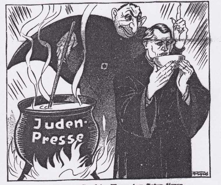 An-anti-semitic-cartoon-from-the-Weimar-era